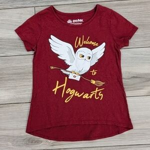 Harry Potter Welcome To Hogwarts Hedwig Tee